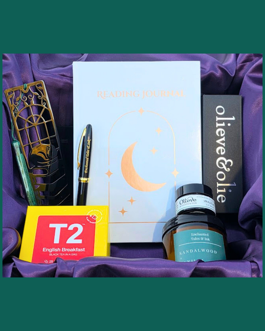 The Reading Companion Box (White Journal)