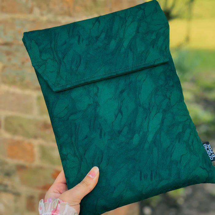 Emerald Green Padded Book Sleeve