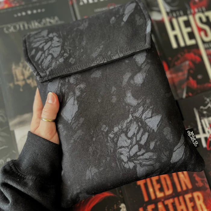Shadow Black Padded Book Sleeve