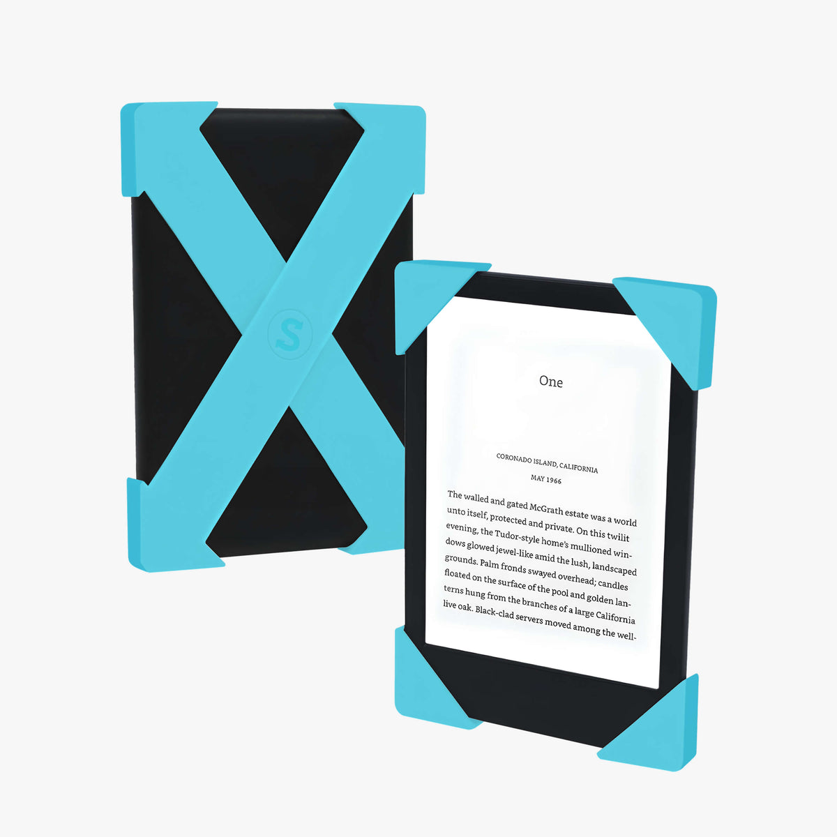 Kindle Neon Bolt Straps for Kindle & Kobo: LARGE