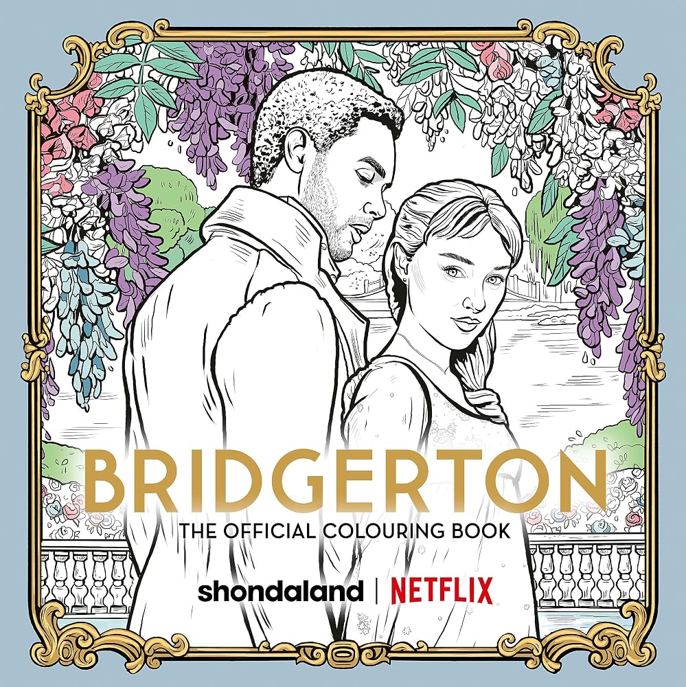 Bridgerton: The Official Colouring Book cover image
