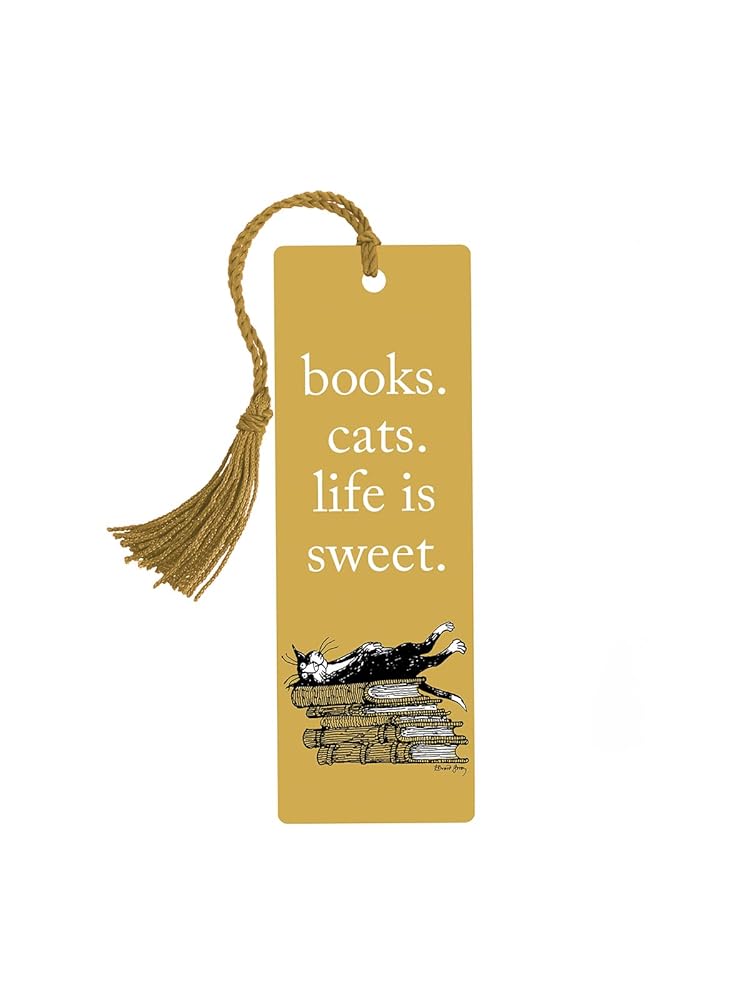 Books. Cats. Life is Sweet. Bookmark cover image