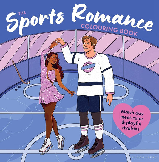 Bloomsbury The Sports Romance Colouring Book. cover image