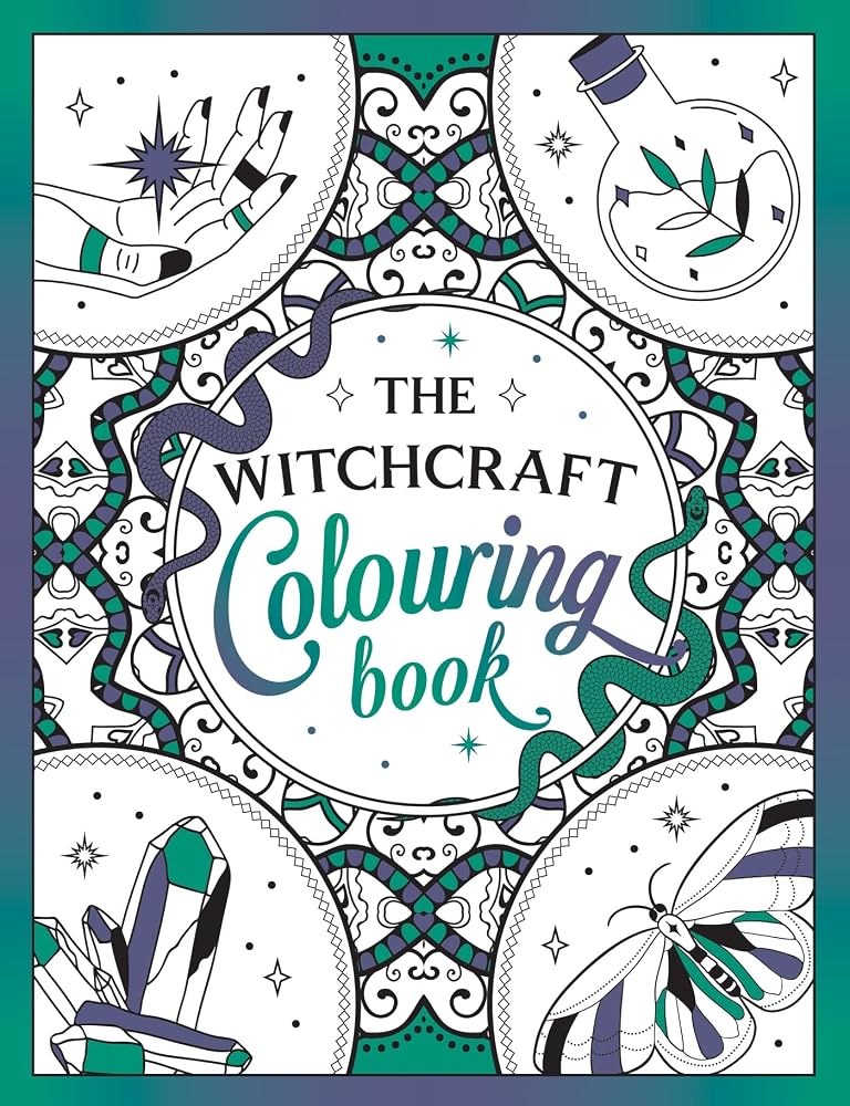 The Witchcraft Colouring Book: A Magickal Journey of Colour and Creativity cover image