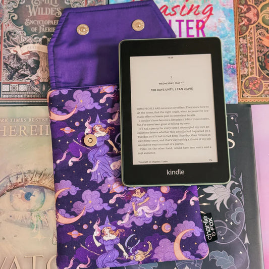 Bewitched Padded E-reader Sleeve (Wide Size Kindle Oasis/Kobo Libra)