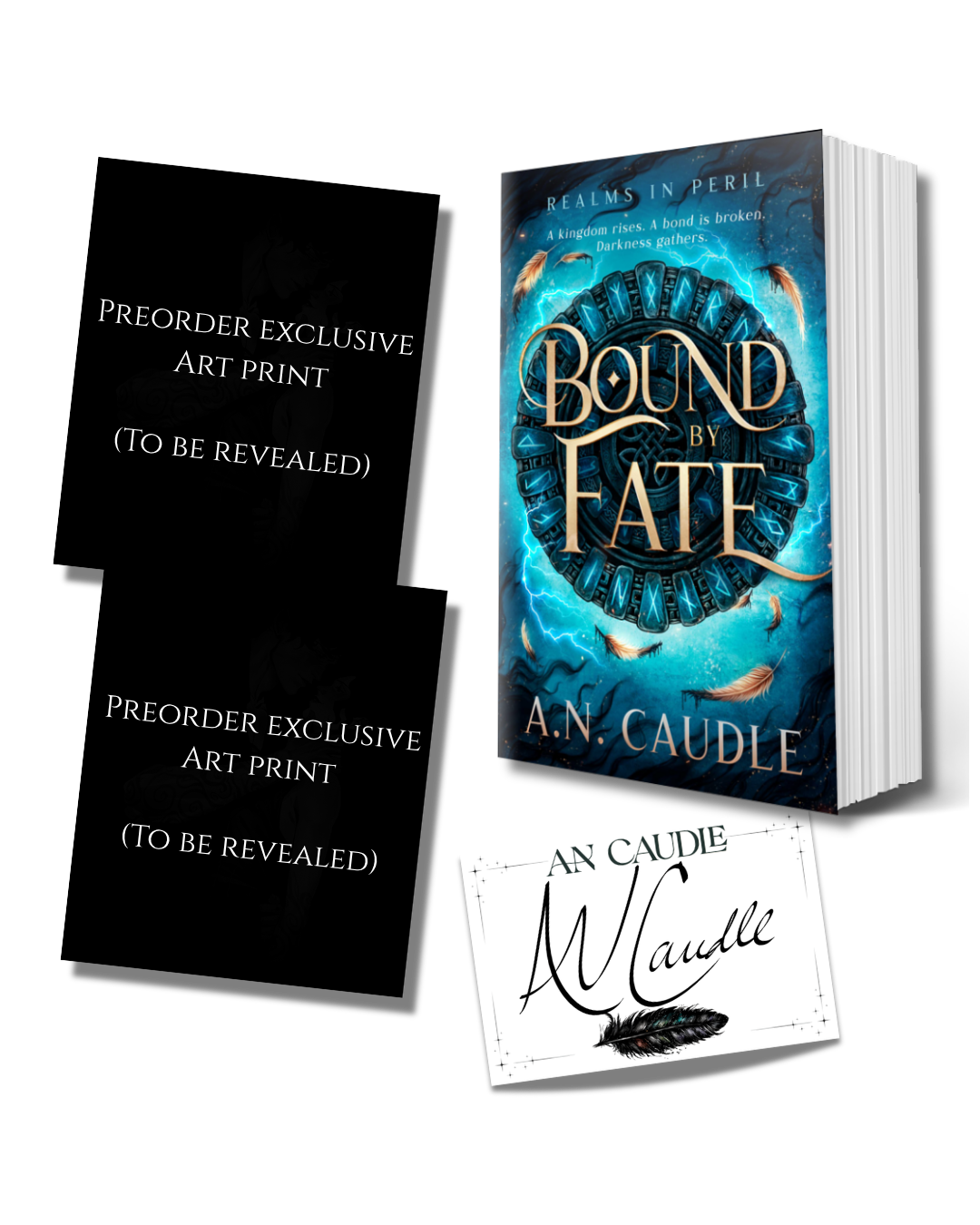 Bound by Fate (Realms in Peril) by A.N. Caudle (Indie Signed Preorder Incentive)