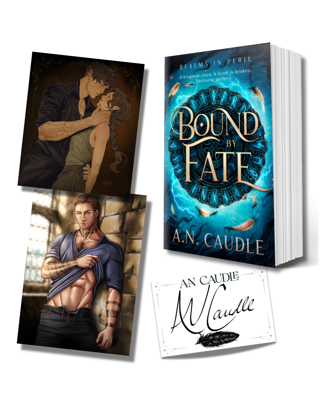 Bound by Fate (Realms in Peril) by A.N. Caudle (Indie Signed Preorder Incentive)
