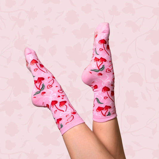 Cherry Hearts socks – Charlie & Fox