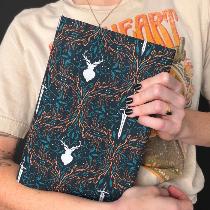 Fireheart Fabric Dust Jacket - Sarah J. Maas
