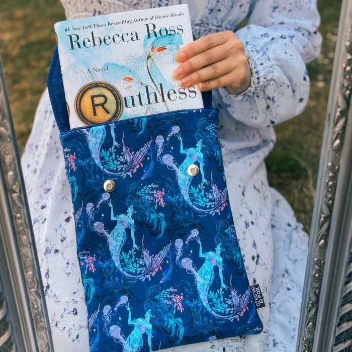 Mermaid Padded E-reader Sleeve (Wide Size Kindle Oasis/Kobo Libra)