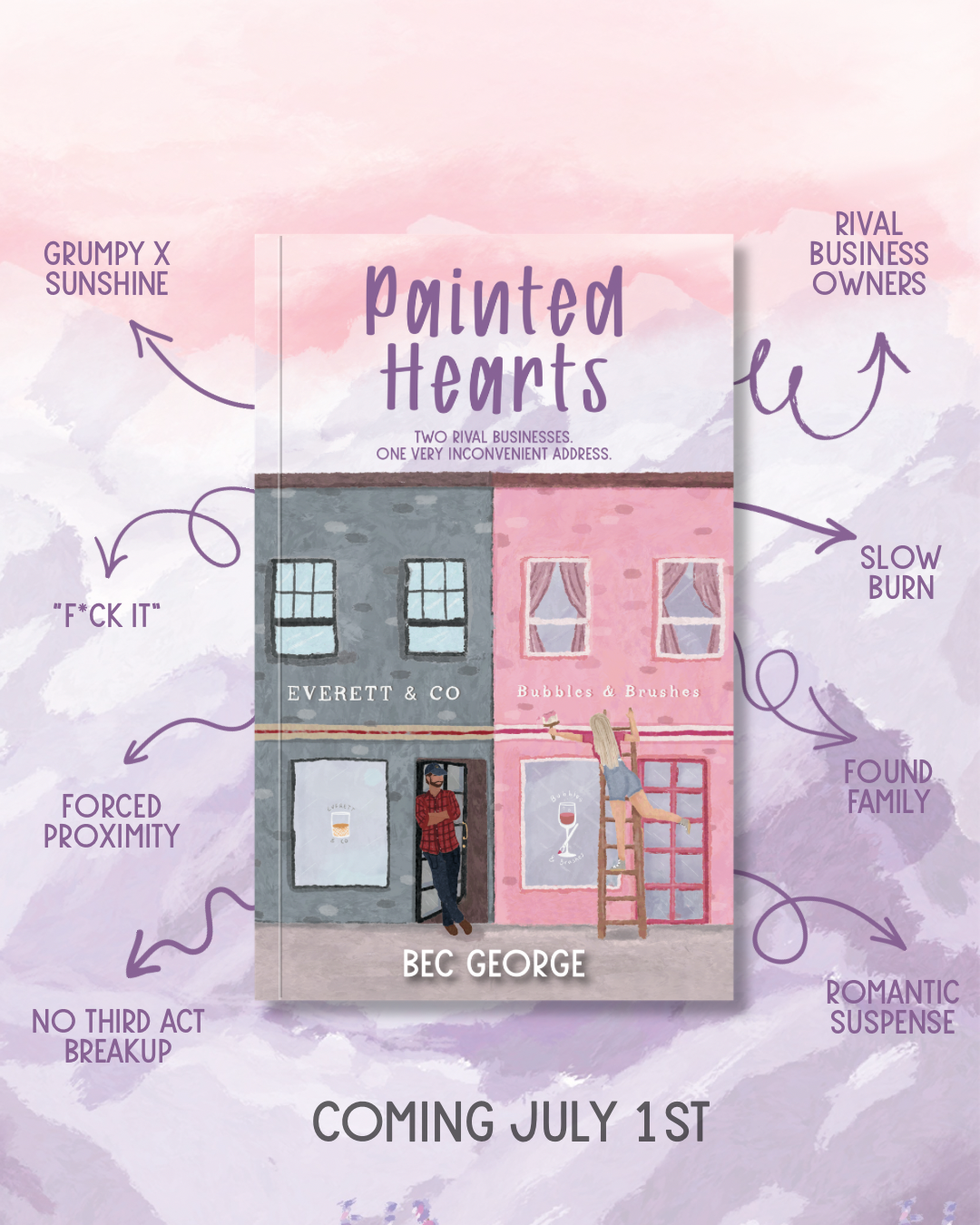 Painted Hearts (Signed Pre Order) – Bec George