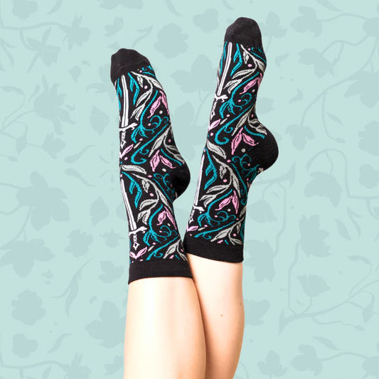 Rivals to Romance socks – Charlie & Fox