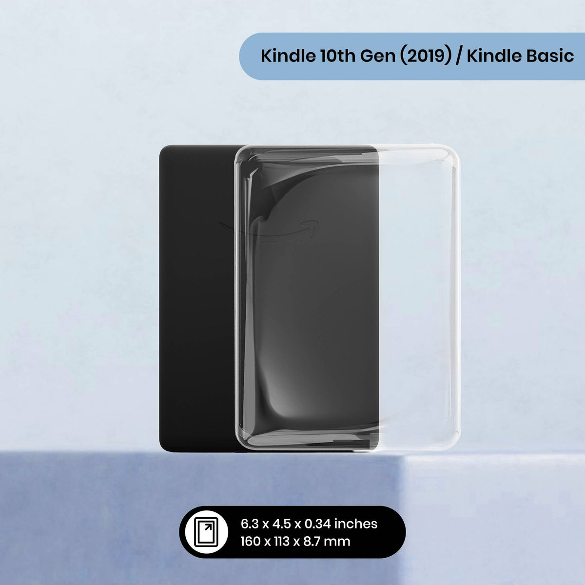 Clear Kindle Case: Paperwhite 7" 12th Gen (2024) / Signature Ed. / Colorsoft